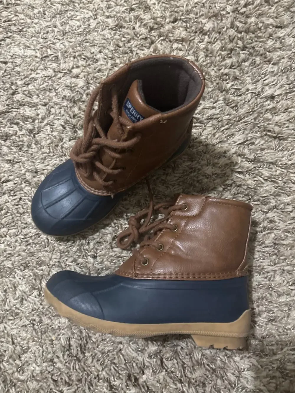 Sperry Rain Duck Boots Kids 1 Youth